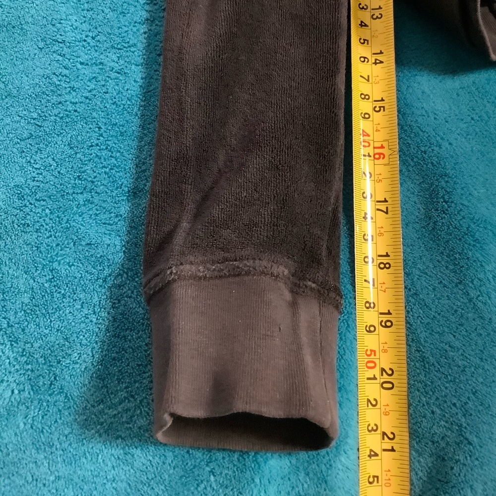 Juicy Couture Terry Shorts 28 x 17 Zip Up Hoodie XSP/SP - Picture 5 of 14
